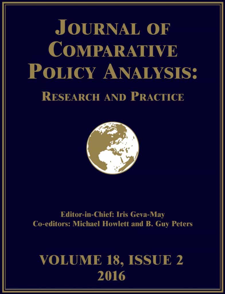 Journal of Comparative Policy Analysis 2016 vol 18 issue 5